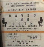 David Lee Roth / Jagged Edge on Feb 23, 1991 [078-small]