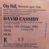 David Cassidy  on Oct 13, 1985 [085-small]