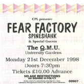 Fear Factory / Kilgore / Spineshank on Dec 21, 1998 [226-small]