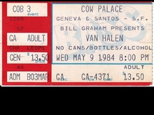 Van Halen  / The Velcros on May 9, 1984 [277-small]