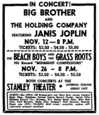 The Beach Boys / The Grass Roots on Nov 26, 1968 [454-small]