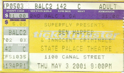 Ben Harper & The Innocent Criminals / Ozomatli on May 3, 2001 [235-small]