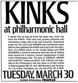 The Kinks / Trapeze on Mar 30, 1971 [390-small]
