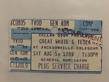 Great White / Tesla / Badlands on Aug 5, 1989 [511-small]