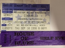 Cinderella / Hair of the Dog on Sep 10, 1998 [537-small]
