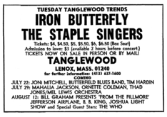 iron butterfly / The Staples Singers on Jul 15, 1969 [668-small]