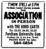 the association / The Good Earth on Mar 7, 1969 [707-small]