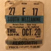 Aerosmith / Rick Derringer on Oct 20, 1977 [730-small]