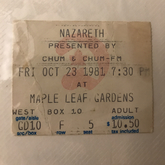 Nazareth / The Joe Perry Project / Vic Vergeat on Oct 23, 1981 [755-small]