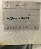 The Cult / Guns N' Roses on Aug 19, 1987 [783-small]