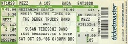 The Derek Trucks Band / The Susan Tedeschi Band on Oct 28, 2006 [854-small]