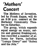 Frank Zappa / The Mothers Of Invention on Nov 30, 1968 [905-small]