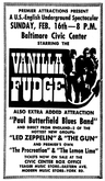 Vanilla Fudge / Paul Butterfield Blues Band / Led Zeppelin / The Gun / The Lemon Lime on Feb 16, 1969 [956-small]