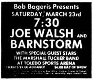Joe Walsh / Barnstorm / The Marshall Tucker Band on Mar 23, 1974 [012-small]