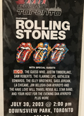 The Rolling Stones / AC/DC / Justin Timberlake / The Flaming Lips / Rush / The Guess Who / Sam Roberts / Blue Rodeo / The Isley Brothers / Sass Jordan / Sarah Harmer / The Tea Party / La Chicane / Kathleen Edwards / Jeff Healey / Blues Brothers on Jul 30, 2003 [070-small]