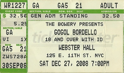 Gogol Bordello on Dec 27, 2008 [100-small]