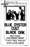 Blue Oyster Cult / Black Oak Arkansas  / Head East on Nov 18, 1977 [133-small]
