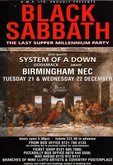 Black Sabbath / System of a Down / Godsmack / Drain on Dec 22, 1999 [391-small]