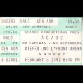 AC/DC  / Kings X on Feb 3, 1991 [576-small]