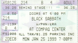 Deftones / Pantera / Black Sabbath on Jan 25, 1999 [605-small]