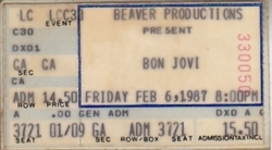 Bon Jovi / Cinderella on Feb 6, 1987 [667-small]