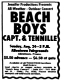 The Beach Boys / Captain & Tennille on Aug 24, 1975 [678-small]