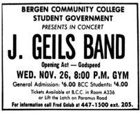 The J. Geils Band / Godspeed on Nov 26, 1975 [682-small]