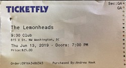 Lemonheads / Tommy Stinson of The Replacements on Jun 13, 2019 [685-small]