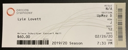 Lyle Lovett / Oregon Symphony on Feb 26, 2020 [900-small]