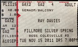 Ray Davies / The 88 on Nov 15, 2011 [932-small]