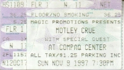 Mötley Crüe / Cheap Trick on Nov 9, 1997 [001-small]