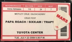 Motley Crue / Sixx AM / Buckcherry / Papa Roach / Trapt on Jul 22, 2008 [018-small]
