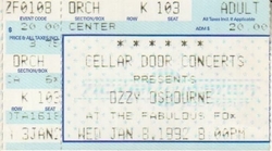 Ozzy Osbourne / Prong on Jan 8, 1992 [073-small]