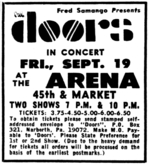 The Doors / Jim & Dale on Sep 19, 1969 [143-small]