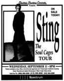 Sting / Special Beat on Sep 11, 1991 [499-small]