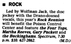 The Four Tops / Martha Reeves / gary puckett / the buckinghams on Oct 18, 1991 [560-small]