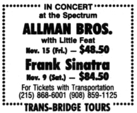 Allman Brothers Band / Little Feat on Nov 15, 1991 [573-small]
