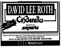 David Lee Roth / Cinderella / Extreme on Jun 24, 1991 [584-small]