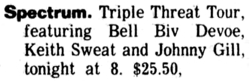 Bell Biv Devoe / Keith Sweat / Johnny Gill on Apr 4, 1991 [618-small]