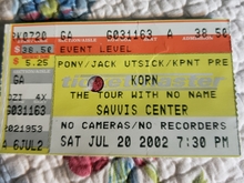 Korn / Puddle of Mudd / Deadsy on Jul 20, 2002 [964-small]