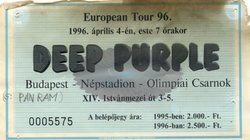 Deep Purple / Pan Ram on Apr 4, 1996 [315-small]