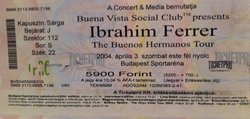 Buena Vista Social Club / Ibrahim Ferrer on Apr 3, 2004 [370-small]