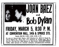 Bob Dylan / Joan Baez on Mar 5, 1965 [737-small]