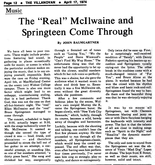 Bruce Springsteen / Ellen McIlwaine on Apr 5, 1974 [794-small]