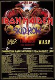 Iron Maiden / Skid Row / Thunder / Slayer / W.A.S.P. / The Almighty on Aug 22, 1992 [848-small]