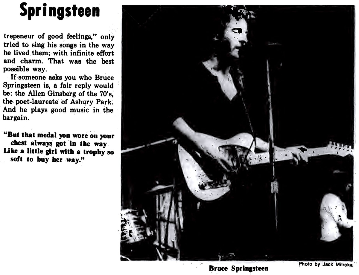 Oct 29, 1973 Bruce Springsteen at The Main Point Bryn Mawr