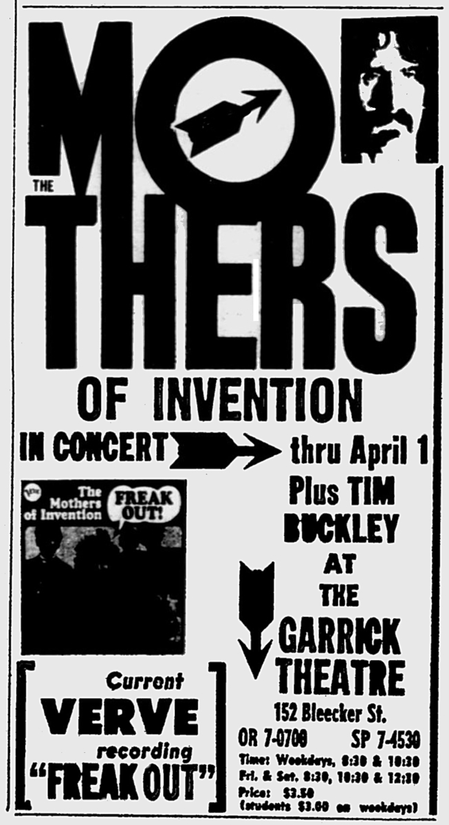 Concert History of Garrick Theatre New York, New York, United States