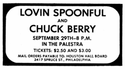 The Lovin' Spoonful / Chuck Berry on Sep 29, 1967 [895-small]