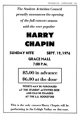 Harry Chapin / Morning Song on Sep 19, 1976 [531-small]