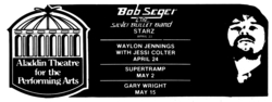 Bob Seger & The Silver Bullet Band / Starz   on Apr 22, 1977 [898-small]
